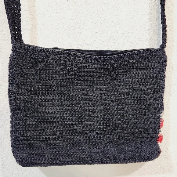 Chateau Vintage Crochet American Flag Purse - Picture 6 of 9